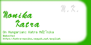 monika katra business card